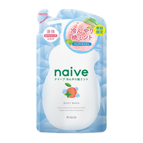 NAIVE BODY WASH (PEACH COOL) REFILL 380 ML / นาอิฟ บอดี้ วอช (พีช คูล) รีฟิล (380 ml)
