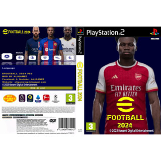 แผ่นเกมส์ PS2 EFootball PES 2024 Eng อัปเดตล่าสุด