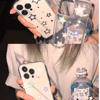 Poka star dot phone case from poke studio เคสใสลายดาว