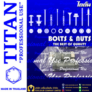 TITAN “PROFESSIONNAL USE” MADE IN THAILAND RP4383 ปุ๊กตะกั่ว 5/16" (2ตัวใน1ห่อ)