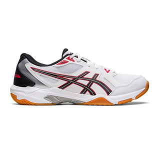 Asics รองเท้าแบดมินตันผู้ชาย Gel-Rocket 10 | White/Classic Red ( 1071A054-108 )