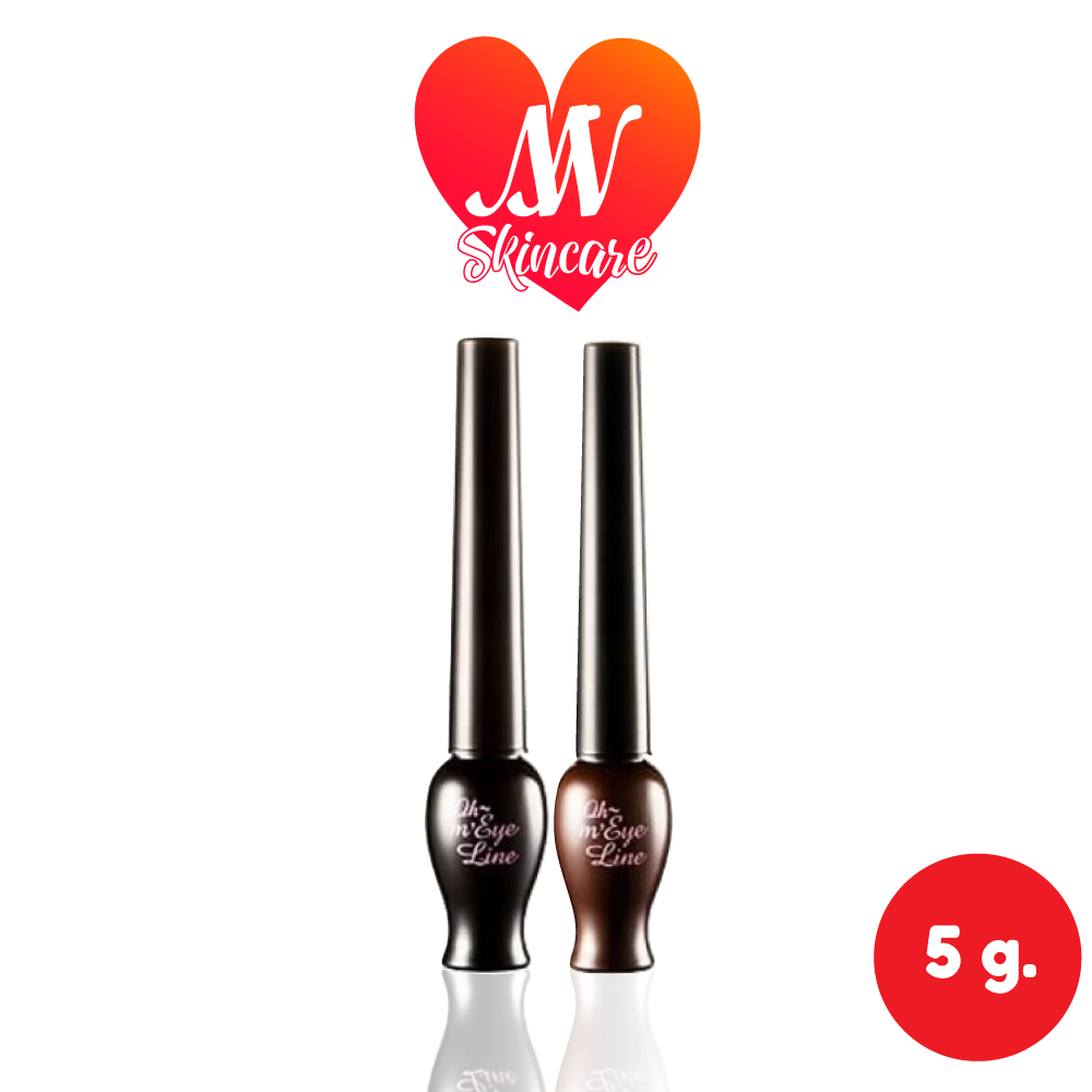 ถูก แท้ ส่งไวทันใจ Etude House Oh My Eye Liner 5g. อายไลเนอร์กันน้ำ อายไลเนอร์หัวพู่กัน เขียนง่าย