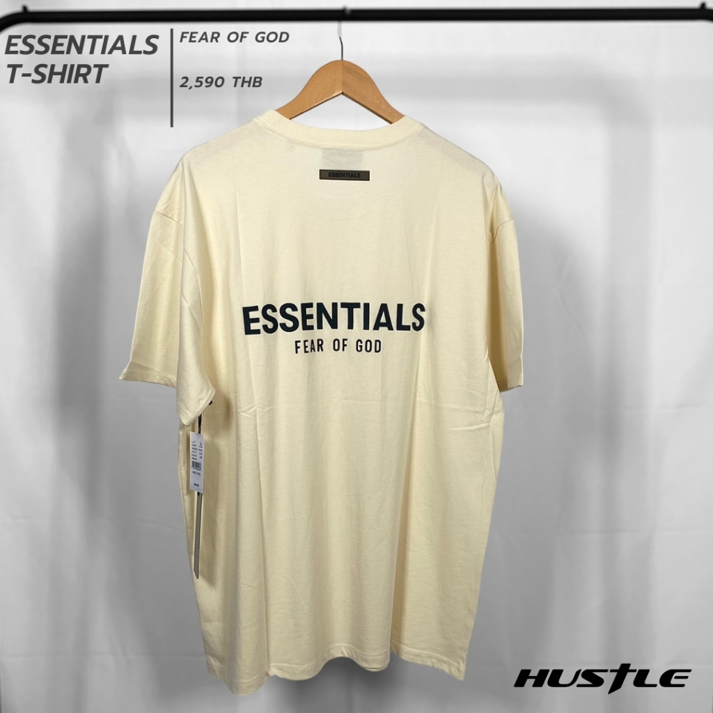 [Hustle.store]เสื้อยืด Essentials FEAR OF GOD Back Logo Oversize T-Shirt มือ1ของแท้พร้อมส่ง‼️‼️‼️‼️‼️‼️‼️‼️