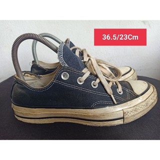 Converse Size 36.5 ยาว 23 Cm  รองเท้ามือสอง ผู้หญิง เท้าเล็ก  ผ้าใบ สวม แฟชั่น ลำลอง เที่ยว