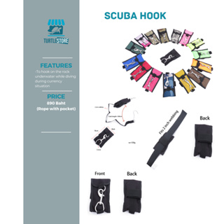 Scuba Single Hook with Bag อุปกรณ์เสริมดำน้ำ พร้อมส่ง