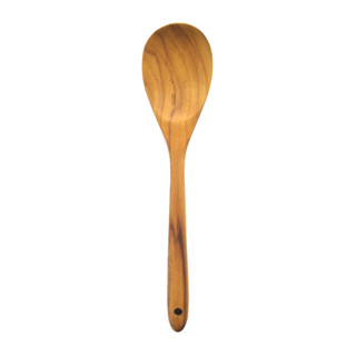 กูปรี ทัพพีด้ามยาว ไม้สัก ใหญ่ ช้อนทำอาหาร กับข้าว KOUPREY BiG Brown Teak Wooden Cooking Spoon Utensils