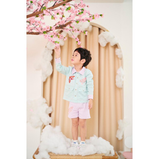 Tilly Milly ชุดเสื้อกางเกงขาสั้น เด็กผู้ชาย  Look 7 Sakura collection