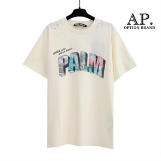 เสื้อยืดคอกลม  P A L M