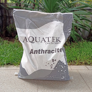 [บ้านเครื่องกรอง] สารกรองแอนทราไซต์ ANTHRACITE AQUATEK (25ลิตร/ถุง) แอนทราไซท์ สารกรองตะกอน