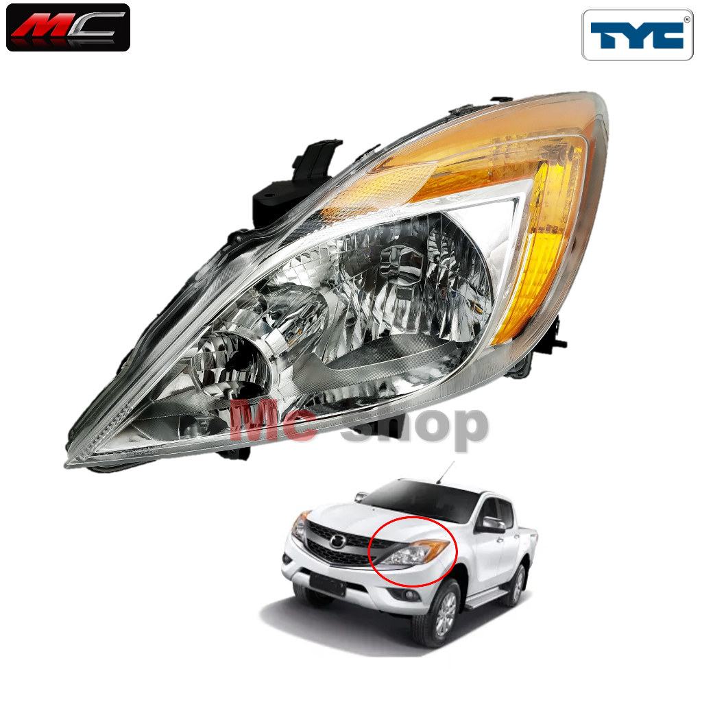 ไฟหน้า​ BT-50 PRO​ บีที50 MAZDA​ 2012​ 2013​ 2014​ 2015 *TYC *