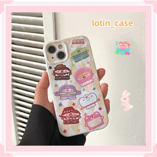 🎁ส่งของขวัญ🎁เคสไอโฟน สำหรับ 11 13 for iPhone Case 14 12 Pro Max น่ารัก แฟชั่น การ์ตูน กันกระแทก ปกป้อง เคสโทรศัพท์