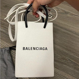 กระเป๋ามือถือ Balenciaga สีขาว/กระเป๋าผู้หญิง /กระเป๋าแมสเซนเจอร์/สต๊อกทั่วไทย/จัดส่ง24ชม