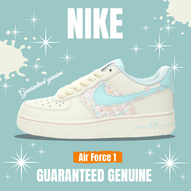（จัดส่งฟรี）Nike Air Force 1’07 Low"JUST DO IT" FJ7740-013 องเท้าผ้าใบ รองเท้าวิ่ง nike