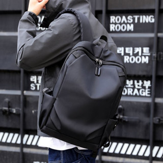 กระเป๋าเป้สีดำผู้ชาย แฟชั่น Backpack รุ่น G022 กระเป๋าเป้