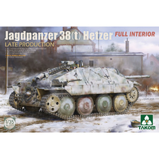 พลาสติก โมเดล ประกอบ TAKOM สเกล 1/35 Jagdpanzer 38(t) Hetzer LATE PRODUCTION w/FULL INTERIOR (2172)