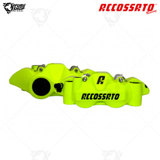 ปั้มล่าง Accossato Radial Brake Caliper Forged Monoblock (Giallo Fluo)