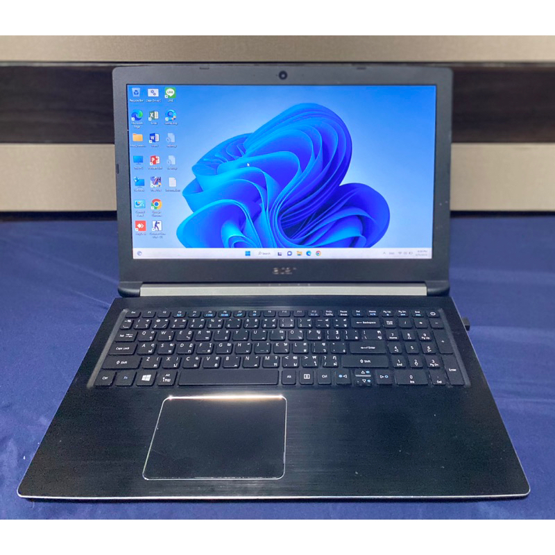 Notebook Acer Aspire  I5 GEN 7 Ram 8GB HDD SSD 128 gb. จอ 15.6" MX130