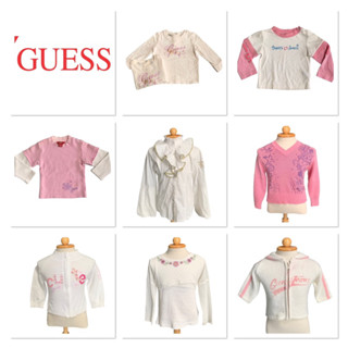 Guess เสื้อยืดคอกลมแขนสั้น/เเขนยาว เสื้อฮูดกันหนาว เสื้อไหมพรม เสื้อเด็กผู้หญิง G13-G20