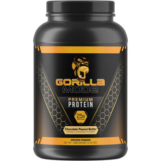 Gorilla Mode Premium Whey Protein - 25 Grams of Whey Protein Isolate &amp; Concentrate/Recover and Build Muscle (30 Servings)