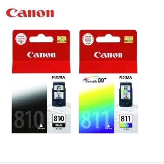 !!🏃‍♀️พร้อมส่ง🏃‍♂️!!ตลับหมึก Canon PG-810ดำ/CL-811สี แท้ใหม่100%