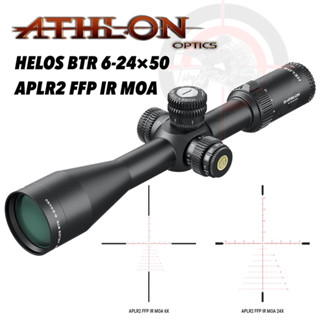 ATHLON OPTICS HELOS BTR 6-24x50 APLR2 FFP IR MOA