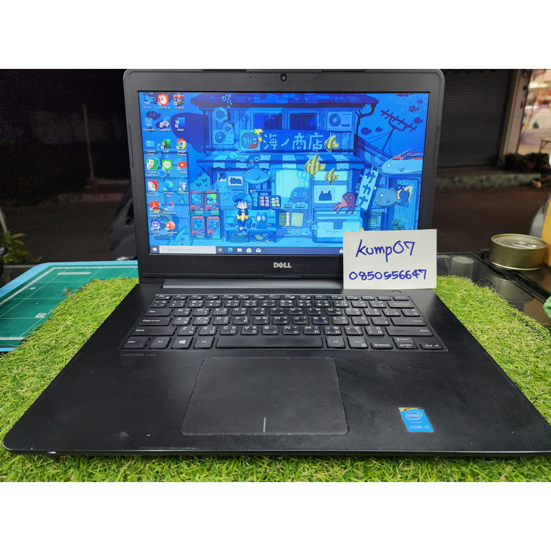 ขาย Notebook DELL Latitude 3450 Core i5 RAM 8 HDD 500 มือ2 สภาพดี แบตเก็บไฟ 5500 บาท ครับ