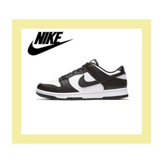 NIKE Dunk Low White Black (Panda) Retro Classic Sneakers รองเท้าผ้าใบ ของแท้ 100%