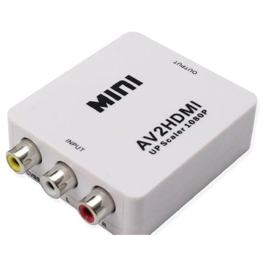 Mini AV TO HDMI Converter 1080P AV to HDMI RCA Composite video audio signals to HDMI signals for TV 