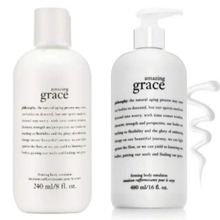 Philosophy Amazing Grace Firming Body Emulsion 240ml/480ml. โลชั่นช่วยเติมความชุ่มชื่นนุ่มเนียน กระชับผิว