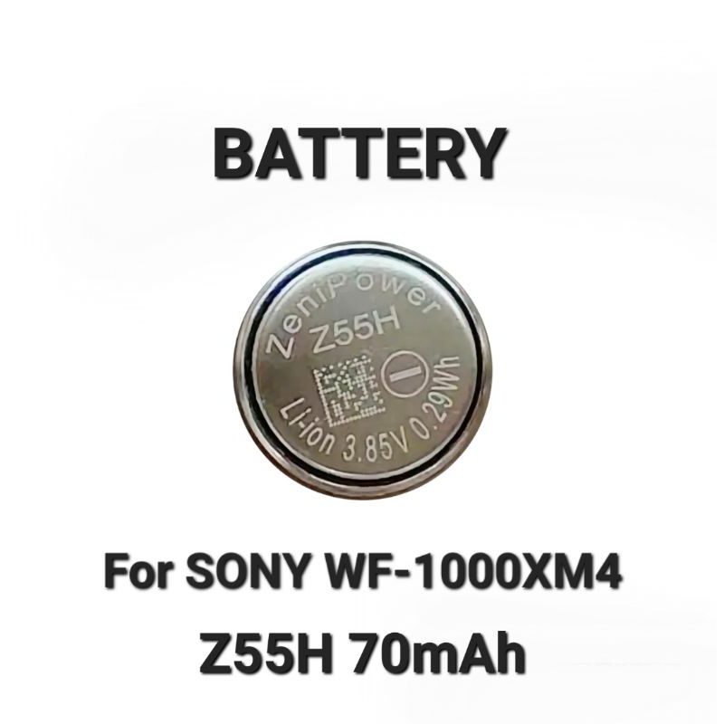 Battery Sony ZENIPOWER Z55H WF-1000XM4 70mAh 3.85v Rechargeable Germany Valta แบตหูฟัง แบตเตอรี่ Blu