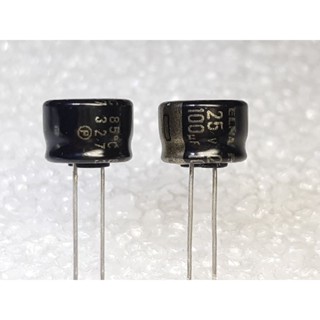 Elna R2A 100uf 25v capacitor ตัวเก็บประจุ คาปาซิเตอร์