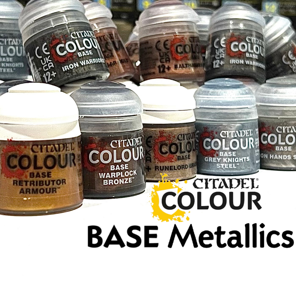 CITADEL COLOUR: BASE SET2 METAL สีอะคริลิคสูตรน้ำ กลุ่มสี เบสโลหะ