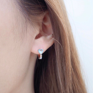 lacia.bkk - Dearly hoop earring ต่างหูห่วงรูปหัวใจ