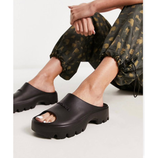 AllSaints Eclipse flatform sliders in black รองเท้าคล็อค Clogs แท้💯%