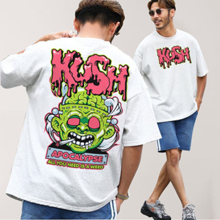 Kush Graphic Fashion T เสื้อผู้ชายอินเทรนด์ Street แขนสั้น Cool Hot ขาย T เสื้อ