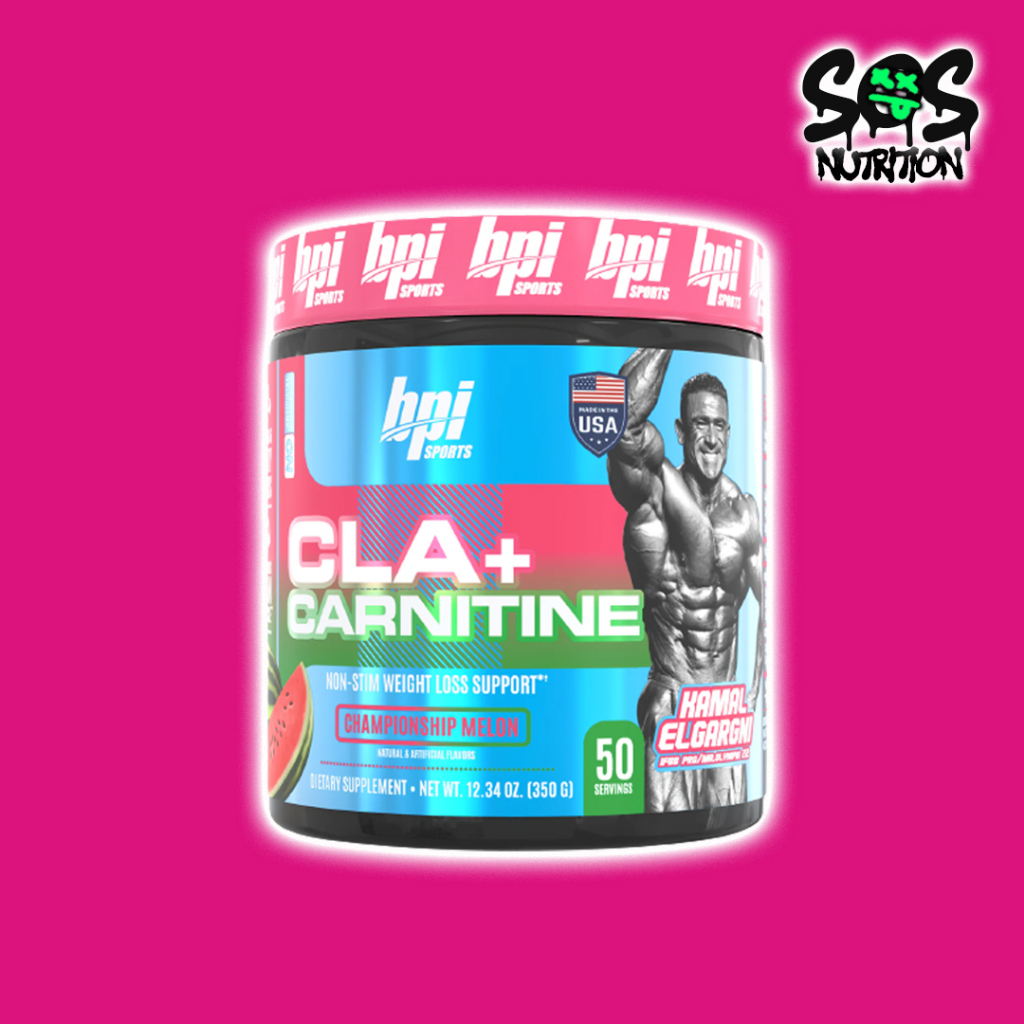 New Package! BPI SPORTS CLA + CARNITINE (50 SERVINGS) Watermelon Freeze Flavor