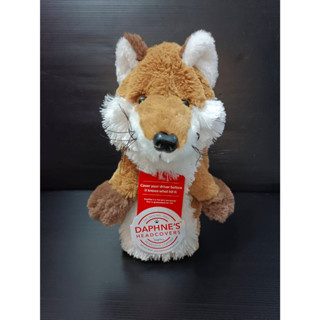 DH Golf Golf Head cover Driver รุ่น Fox ( Brown )