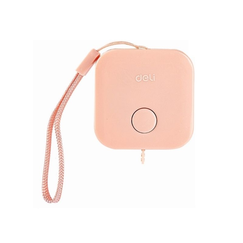 Deli สายวัดแบบตลับพกพา สีพาสเทล No.79650 ขนาด 1.5 เมตร ×7 มิลลิเมตร มีปุ่มกดม้วนเก็บสายอัตโนมัติ - รูปที่ 6