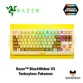 Keyboard (คีย์บอร์ด) Razer BlackWidow V3 Tenkeyless Pokemon ชองใหม่ประกัน 2ปี