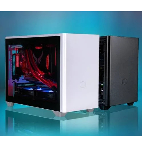 เคสคอมพิวเตอร์ Cooler Master Computer Case MasterBox NR200P Black&White
