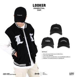 LOOKER - หมวกแก๊ปสีดำ V.2