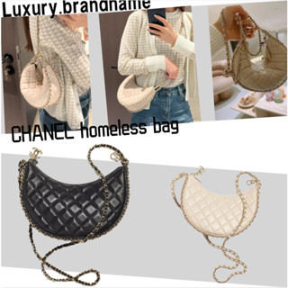 ชาแนล กระเป๋าคนไร้บ้าน CHANEL / กระเป๋าพระจันทร์ / สไตล์ใหม่ / สินค้าลดราคาปลอดภาษี