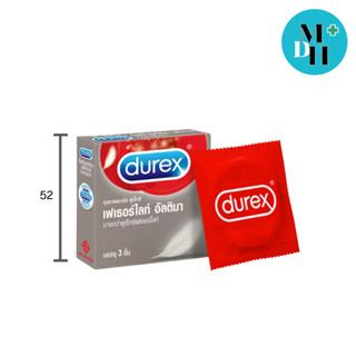 ถุงยางอนามัย ดูเร็กซ์ เฟเธอร์ไลท์ อัลติมา(13137)Durex Fetherlite Ultima บางเฉียบเป็นพิเศษ