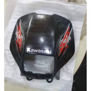 หน้ากาก Kawasaki Ksrสีดำ ลายแดงแท้ใหม่ตัวเก่า