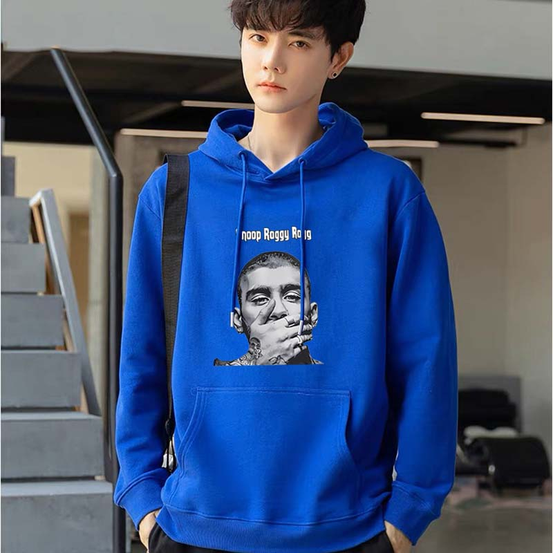 BK666-LONG   เสื้อแขนยาวพิมพ์ลาย ใส่ได้หญิงและชาย เสื้อฮู้ตแฟชั่น