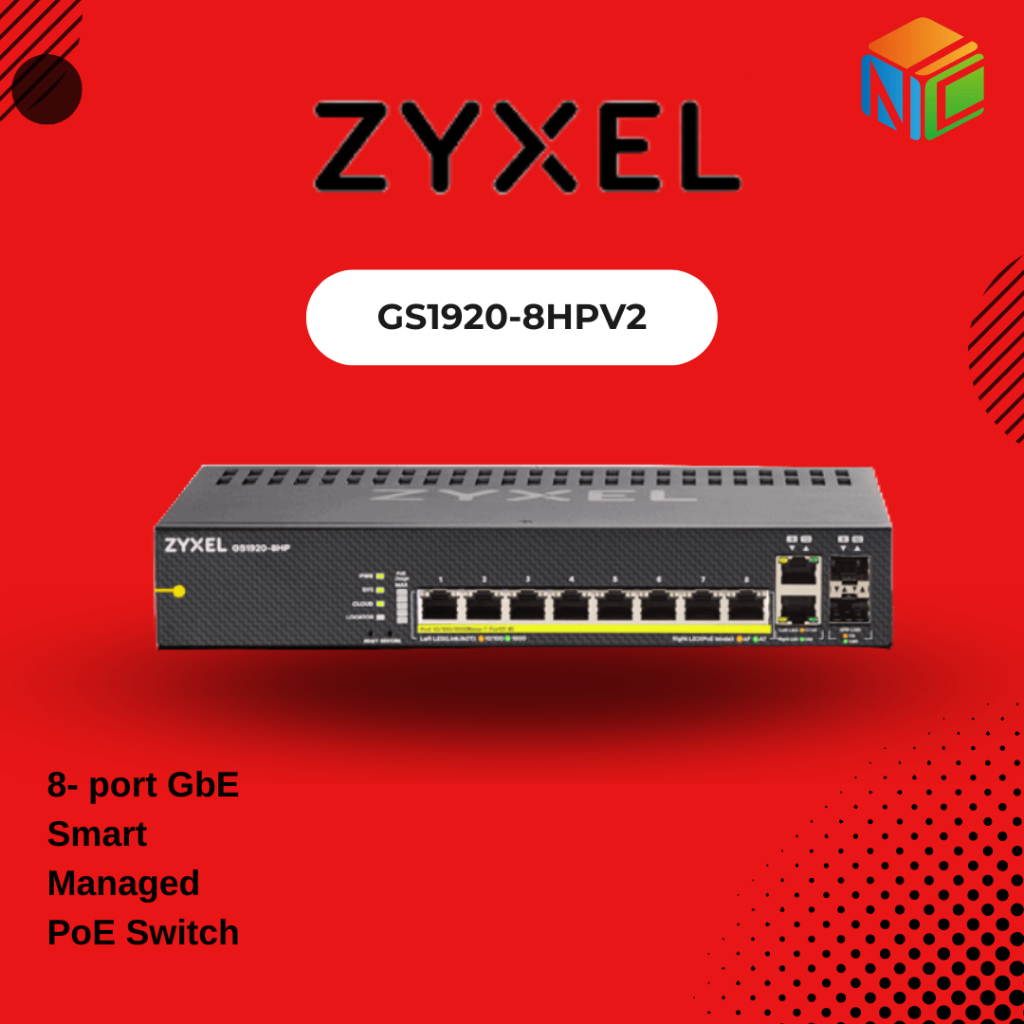ZXL-GS1920-8HPv2 ZyXEL Switch GS1920 8HPv2