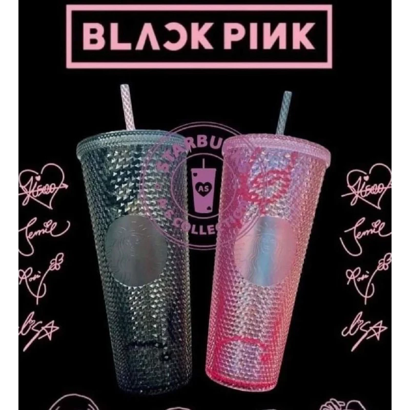แก้ว Starbucks Blackpink สีชมพู