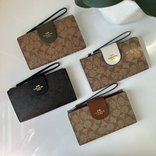 กระเป๋าสตางค์ผู้หญิง C2874 ใบกลาง คล้องมือ Wallet Bag