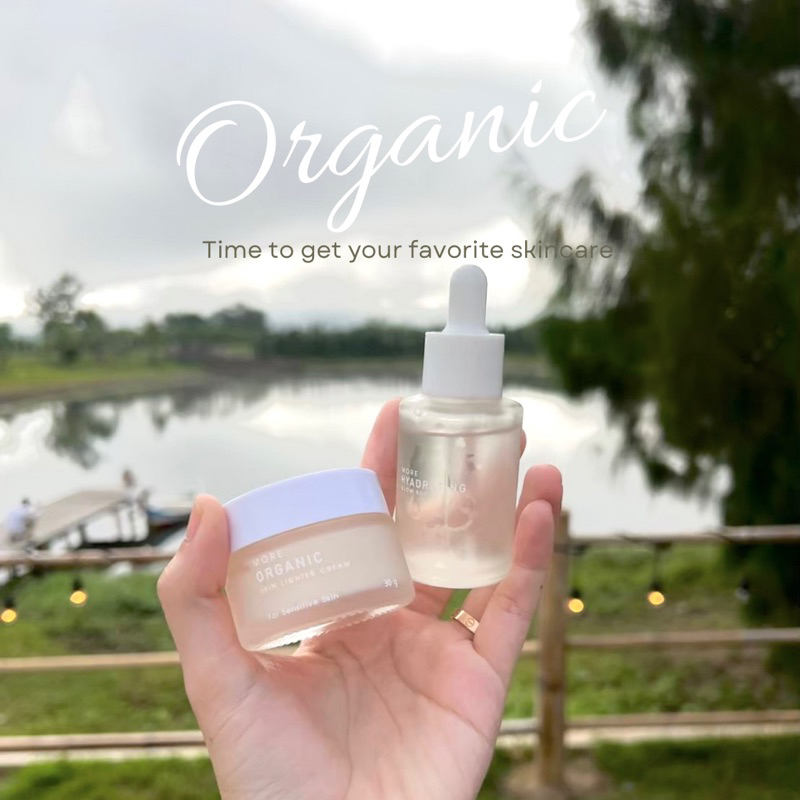 【NEW แพ็คเกจใหม่ล่าสุด!】SET-2 เซ็ทเซรั่มมอร์คู่ครีมออแกนิค ปลอบโยนผิวเติมน้ำให้ผิวและช่วยลดสิวอย่างอ่อนโยน - รูปที่ 3