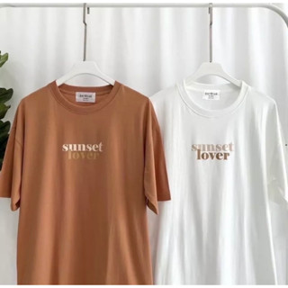 เสื้อยืด Oversize แบรนด์ Anywear ®️ ลาย SUNSET LOVER